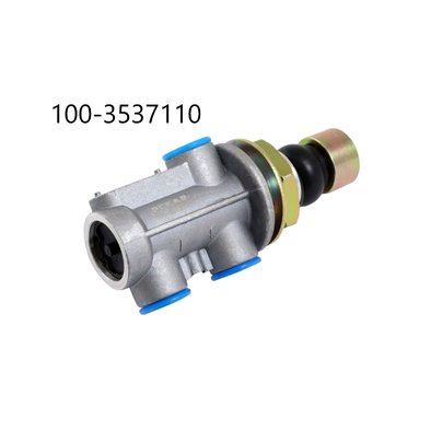 Кран пневматический аварийного растормаж. МАЗ КАМАЗ (моторного тормоза) 