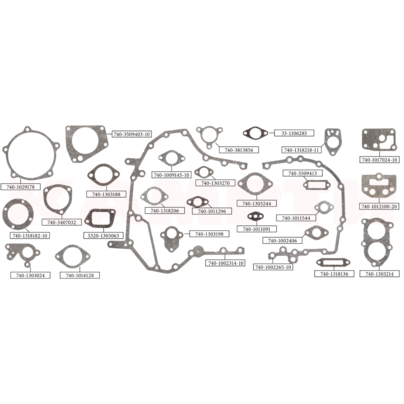Рем.комплект двигателя КАМАЗ-740 прокладки (из 27 найм) (а-г 003-08-211) 740-1000000-47 КАМРТИ