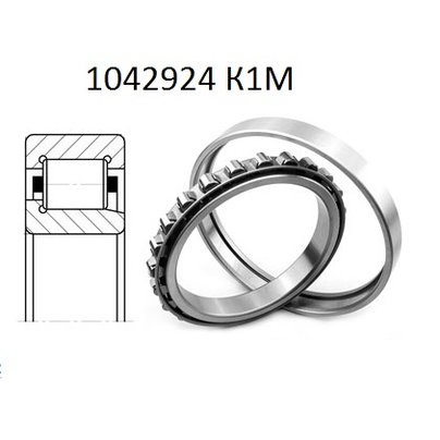 Подшипник 1042924 К1М среднего моста редуктора КАМАЗ (аналог 1032924км)  размер 120x165x22 МГ