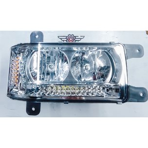 Фара головная (блокфара) Евро-4 КАМАЗ правая с ДХО 28-диодов 44.3775 LED ZTD