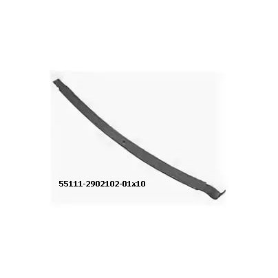 Лист рессоры КАМАЗ передней 55111-01 №2 (L=1575х75х10) загнут 55111-2902102-01