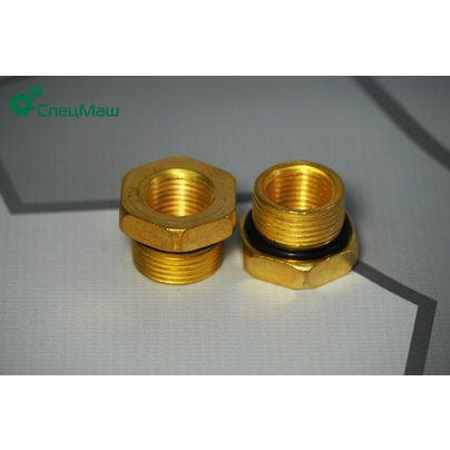 Штуцер (переходник) М22хМ16х1.5 для ПГУ с (замена KNORR на WABCO) 6965221 КСМ