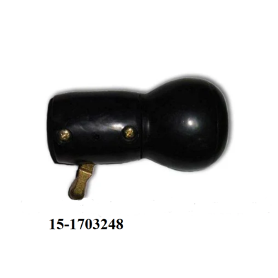 Ручка на рычаг КПП в сборе (переключения делителя) 15-1703248