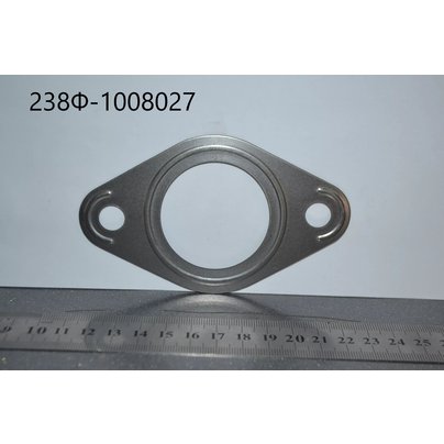 Прокладка выпускного коллектора ЯМЗ d=46мм нержавеющая сталь 2-отв. 238Ф-1008027