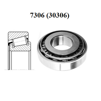 Подшипник 30x72x20,75 (30306) 7306 РФ