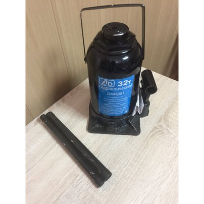 Домкрат гидравлический бутылочный (1шток) 32т 255-405мм ДГ32.3913010  ZTD