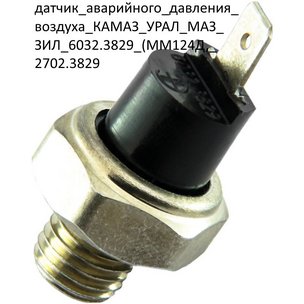 Датчик аварийного давления воздуха М12×1,5 ключ 22 