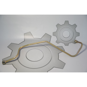 Трубка топливная ЯМЗ отводящая от ТННД 236-1104422-В КСМ