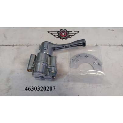 Кран ручного управления МАЗ пневмоподвеской прицепа (подъема) аналог WABCO 4630320207 РФ