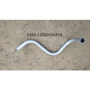Труба приемная 5320 СВАРНАЯ (ОДНА ПРАВАЯ СТОРОНА задняя+передняя часть) 5320-1203010+5320-1203214