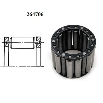 Подшипник 264706 (306647) первичного вала КПП-3206/433420/152 размер 29,96x43,98x33 МГ