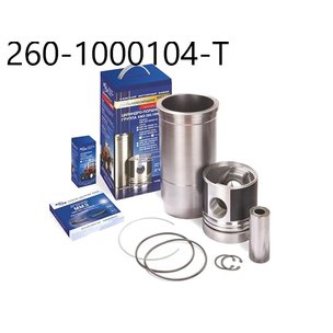 ЦПГ комплект ММЗ-260Т евро-1(,упл,БЕЗ КОЛЕЦ ПОРШ,БЕЗ ПАЛЬЦА.d=42)по цент. 260-1000104-Т StapRi РФ