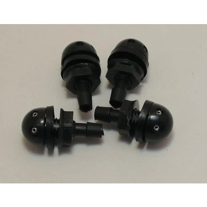 Форсунка бачка омывателя (жиклер) 2-отверстия зажим под гайку (резьбу) СО 204-5208110 МГ