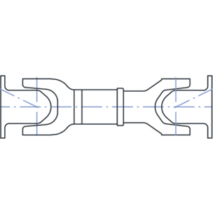Вал караданный МАЗ Lmin - 534мм 64255-2218010 РБ