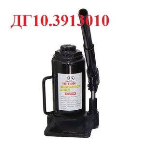 Домкрат гидравлический бутылочный (1шток) 10т 200-385мм ДГ10.3913010