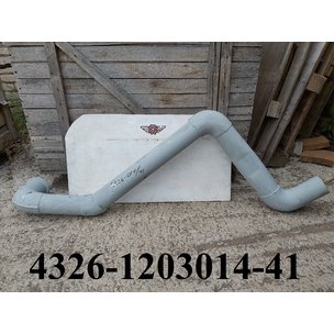 Труба приемная КАМАЗ глушителя левая хомут соед. 4326-1203014-41 МГ