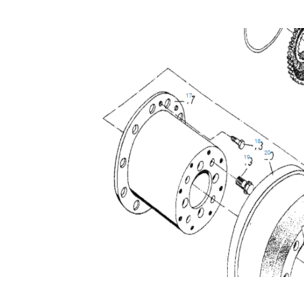 Водило МАЗ 54326 в сборе (водило+корпус+4 сателита+подшипники) 