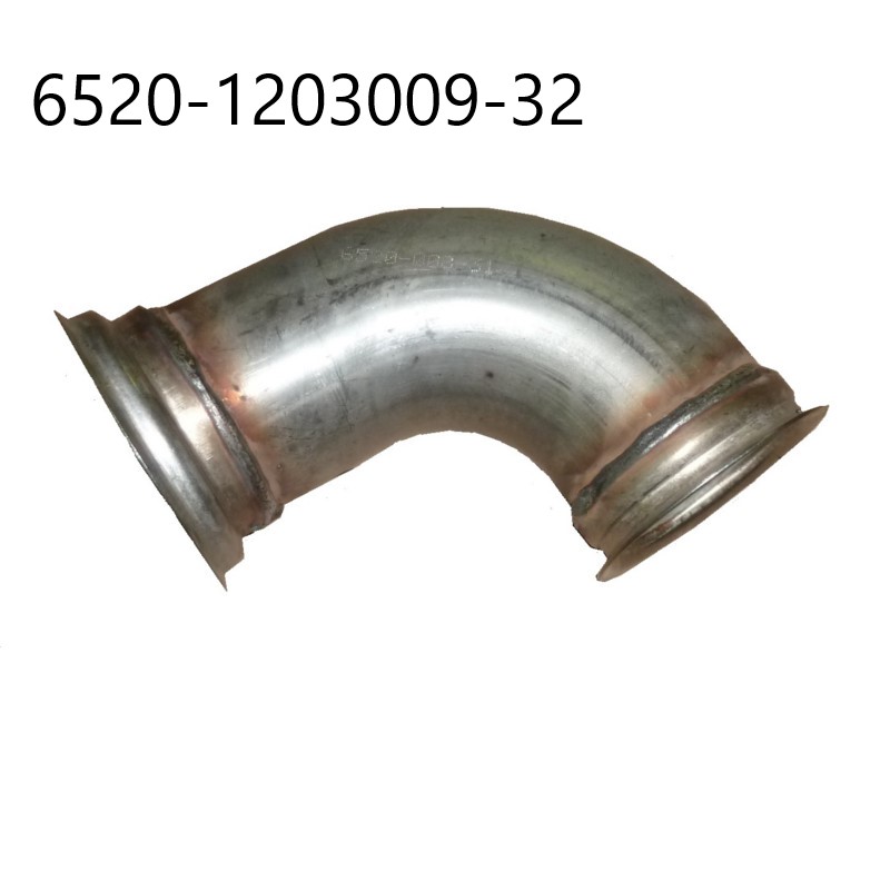 Патрубок приемный КАМАЗ ЕВРО-4 правый "ракушка под хомуты" 6520-1203009 ...